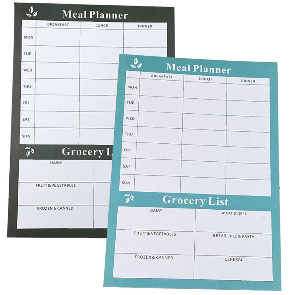 Meal Prep Weekly - 2Pcs Dietary Planning Notebook Weekly Menu