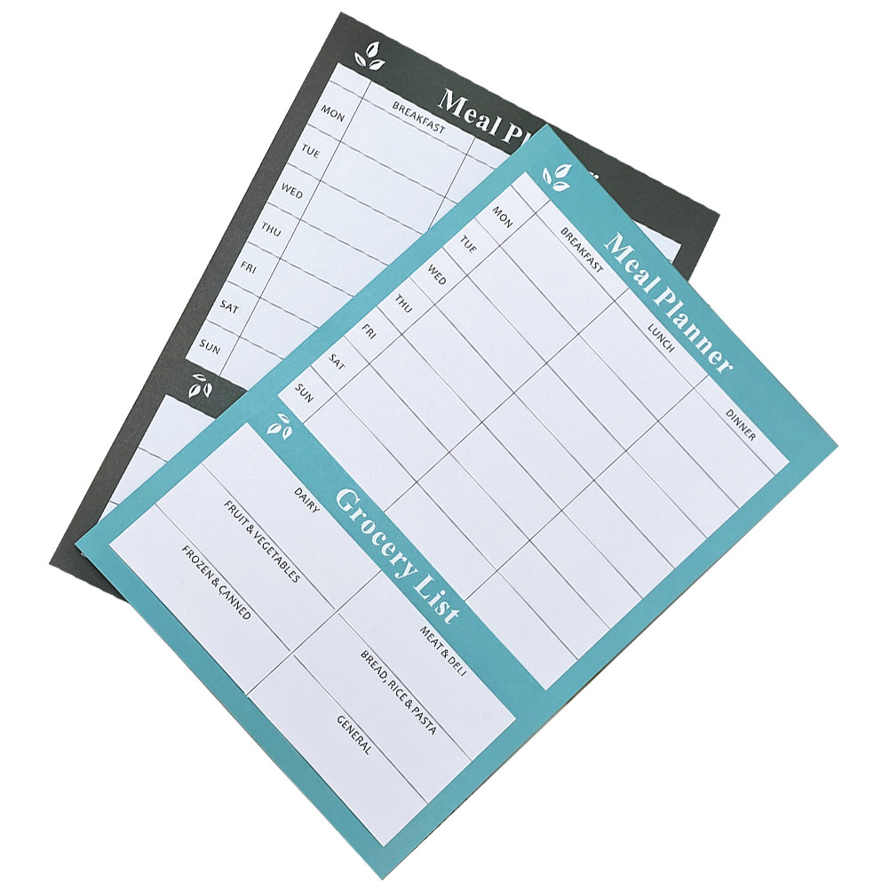 Meal Prep Weekly - 2Pcs Household Weekly Meal Planner Notebook