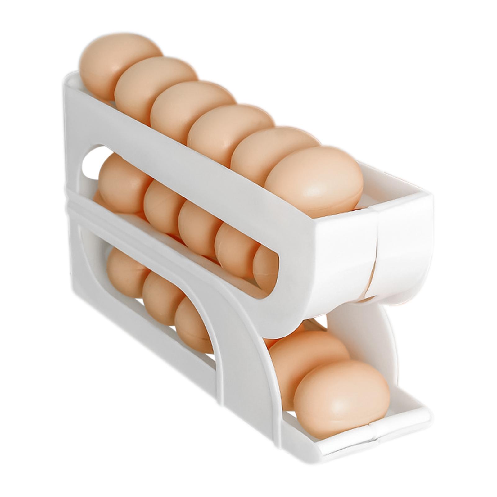 Meal Prep App - Egg Container for Refrigerator 3 Tiers