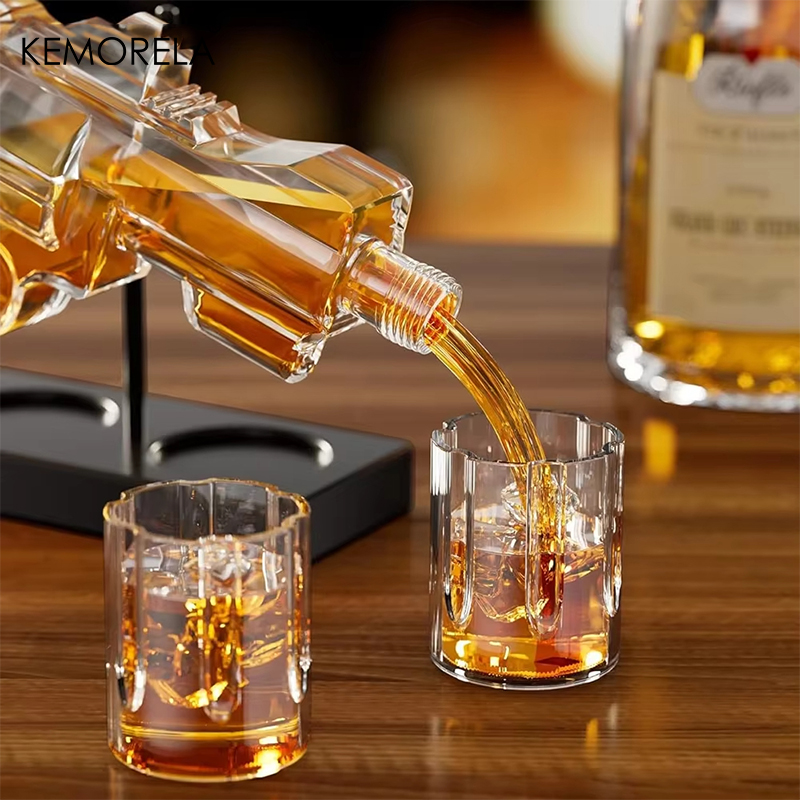KEMORELA Revolver Glass Decant - đánh giá và giá Glass Container Set