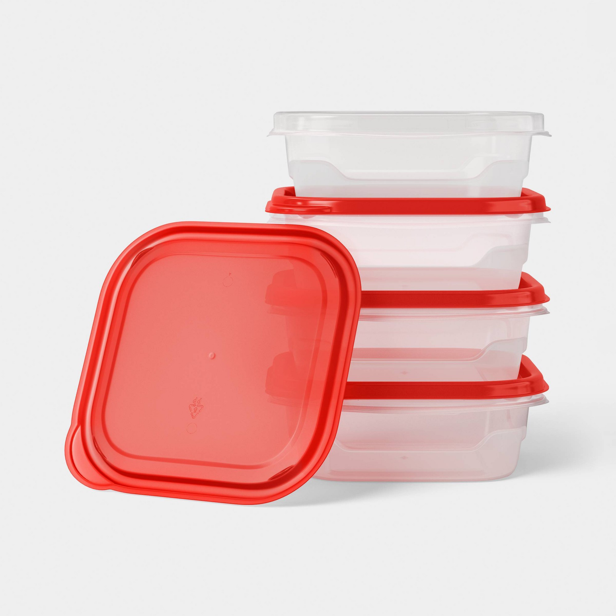 4ct Small Square Food Storage  - đánh giá và giá Meal Prep Containers