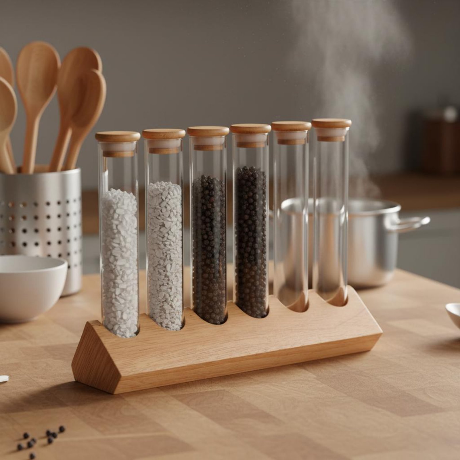Glass Tube Container Set with  - đánh giá và giá Glass Container Set