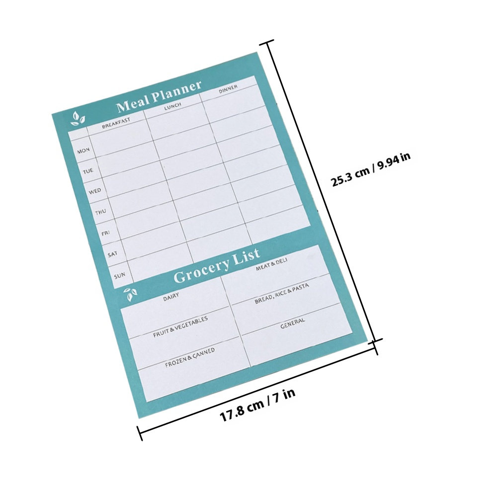 2Pcs Dietary Planning Notebook - đánh giá và giá Meal Prep Weekly