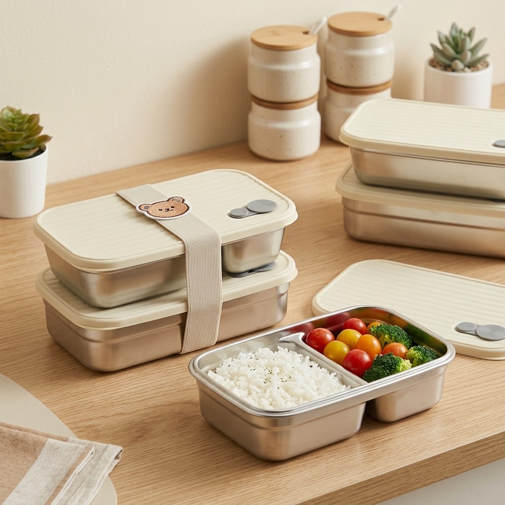 Stainless Steel Bento Box Meta - đánh giá và giá Meal Prep Lunch