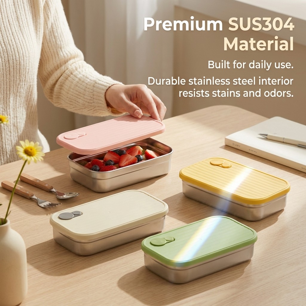 Stainless Steel Bento Box Meta - đánh giá và giá Meal Prep Lunch