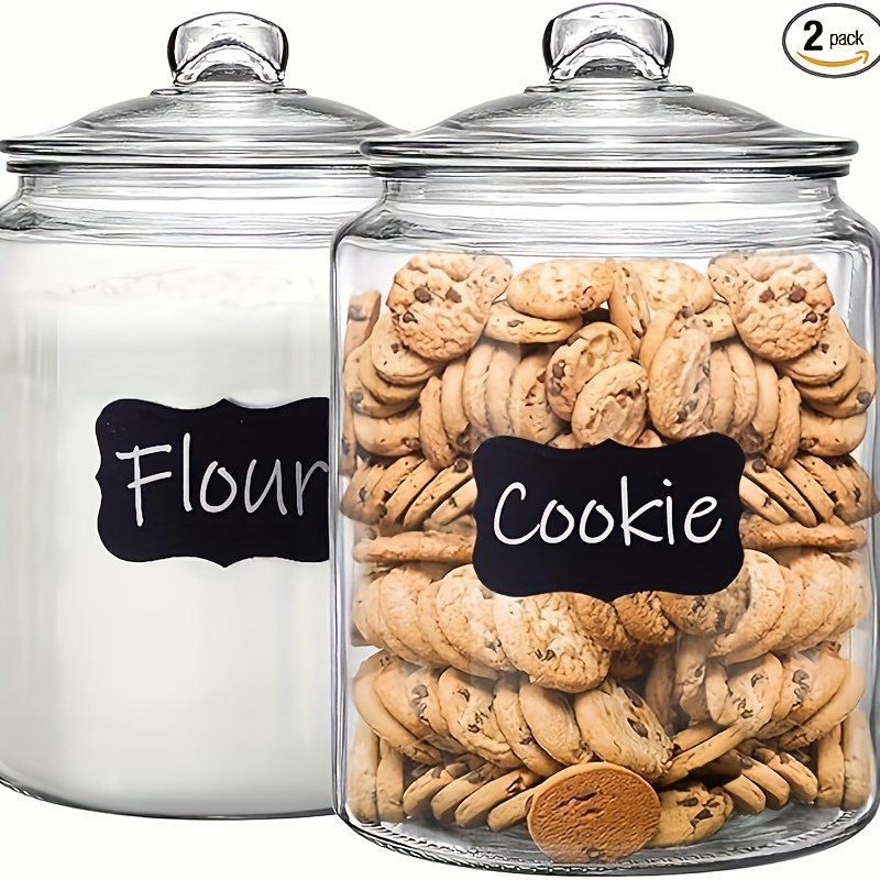2pcs Glass Pantry Jar with Cla - đánh giá và giá Glass Container Set