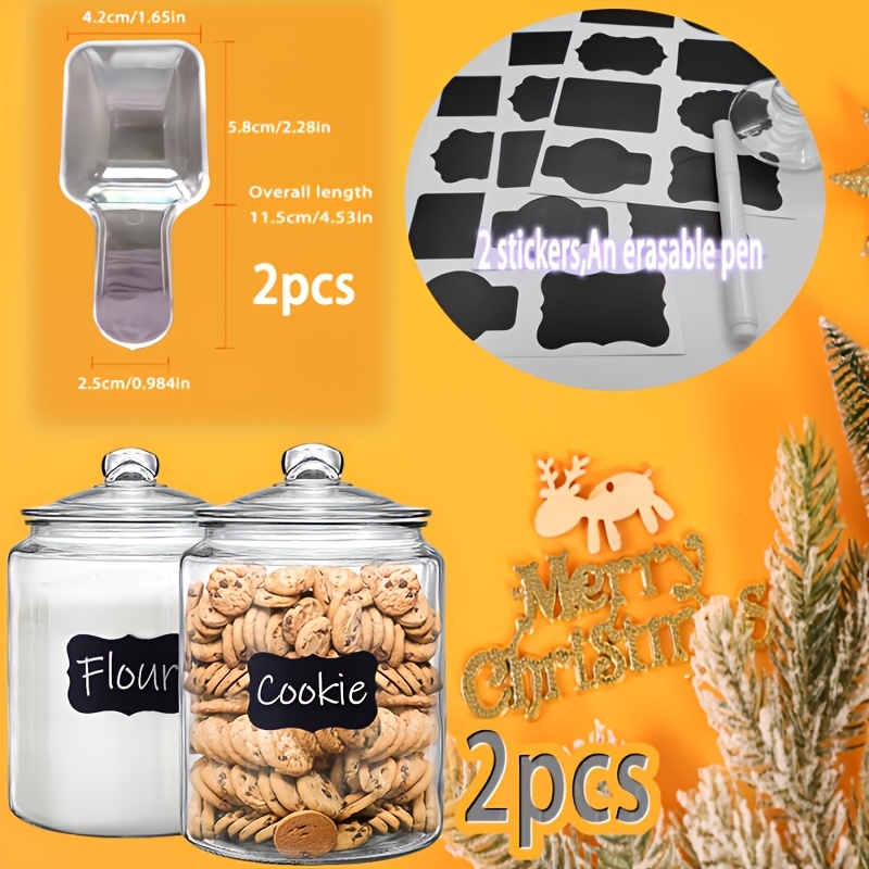 2pcs Glass Pantry Jar with Cla - đánh giá và giá Glass Container Set