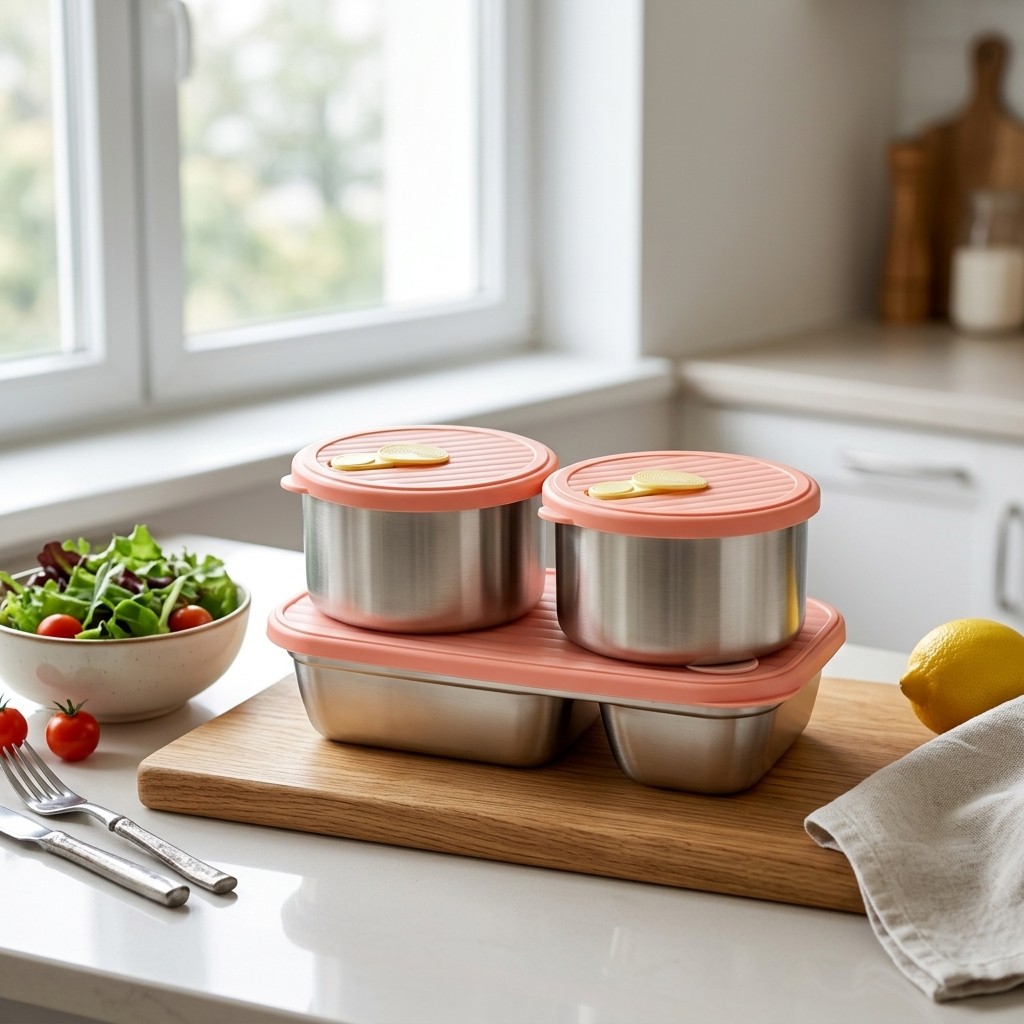 Microwave Safe 304 Stainless S - đánh giá và giá Meal Prep Lunch