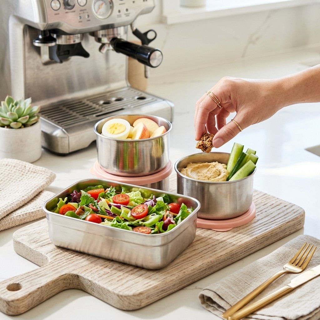 Microwave Safe 304 Stainless S - đánh giá và giá Meal Prep Lunch