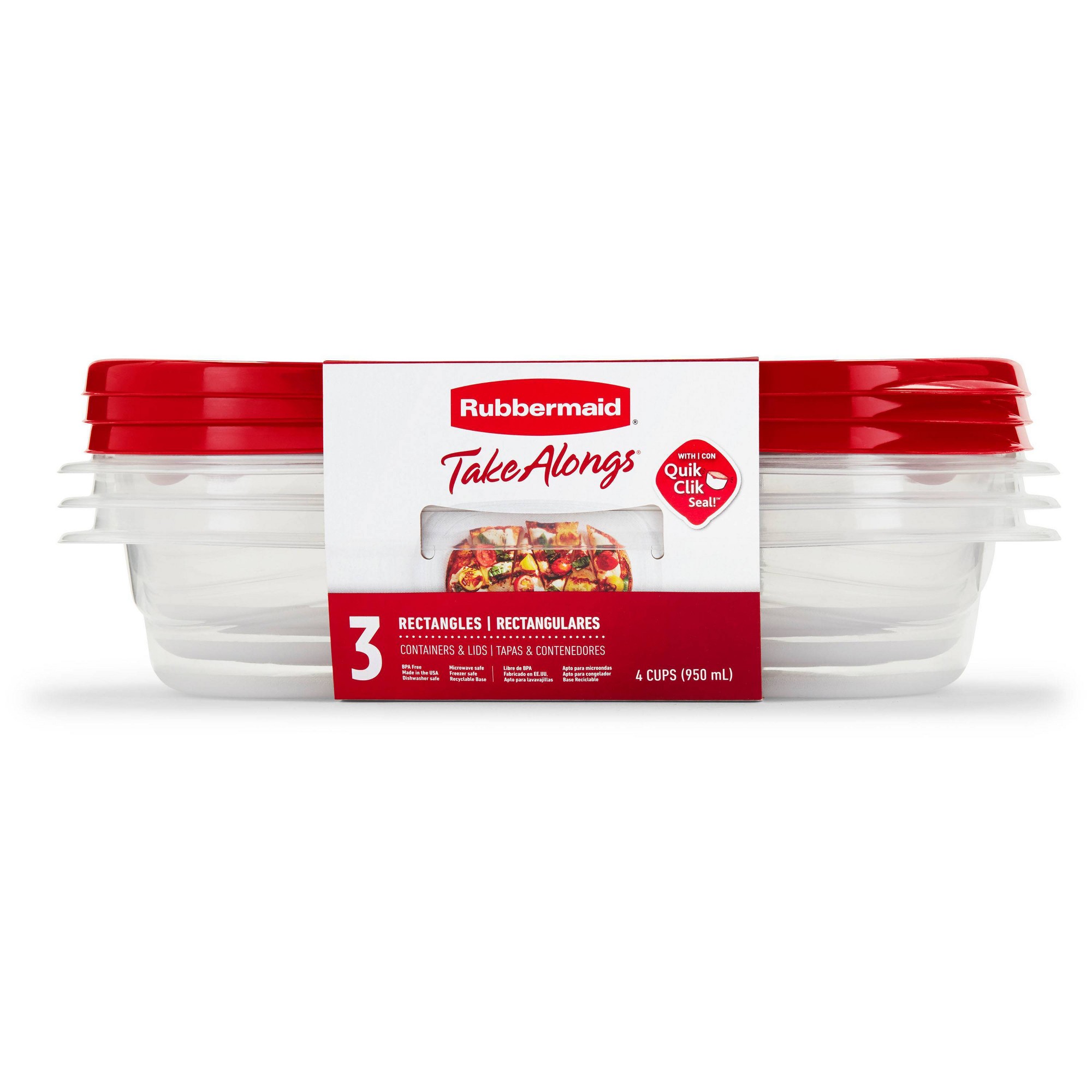 3pcs Red Rectangle Food Storag - đánh giá và giá Meal Prep Lunch