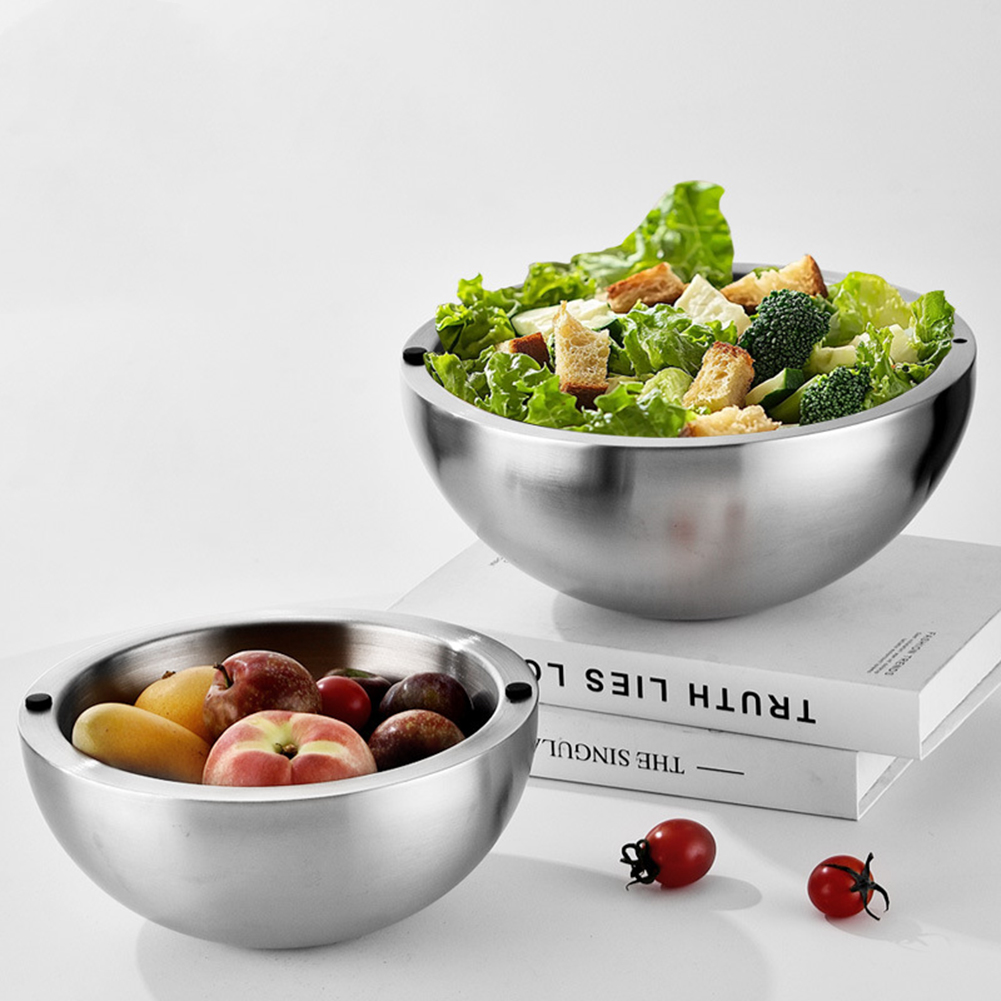 304 Thickened Salad Mixing Bow - đánh giá và giá Meal Prep Bowl