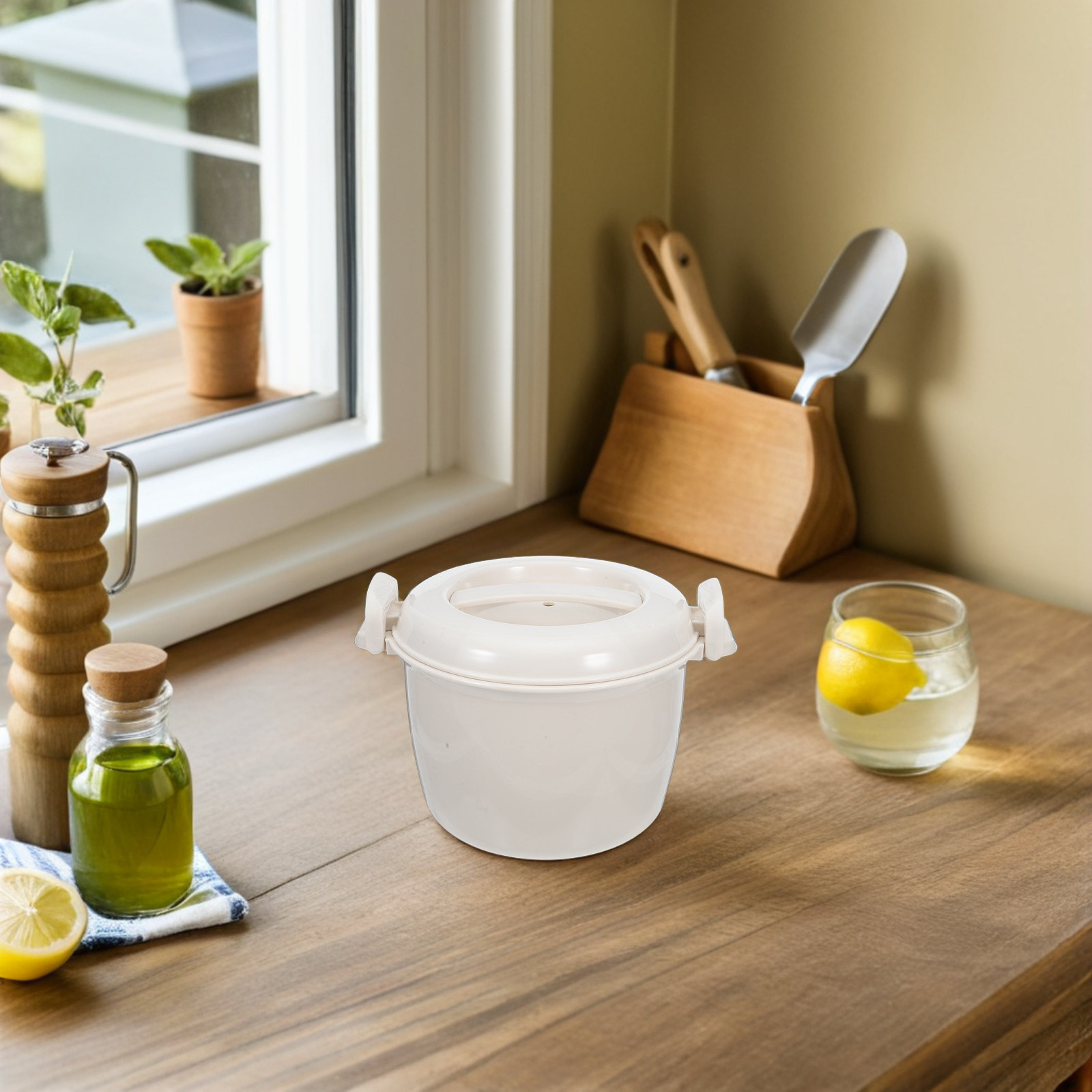 1800Ml Microwave Rice Cooker P - đánh giá và giá Meal Prep Rice