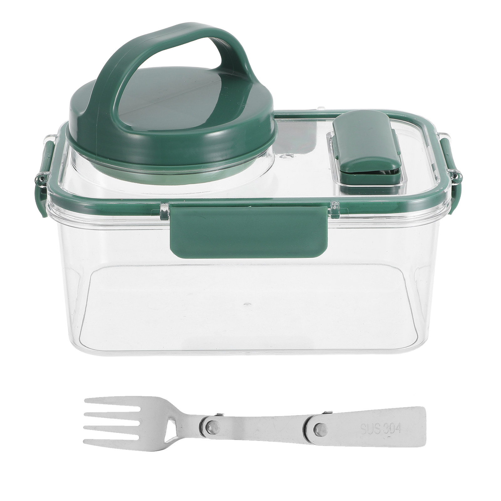 Salad Container with Dressing  - đánh giá và giá Meal Prep Bowl