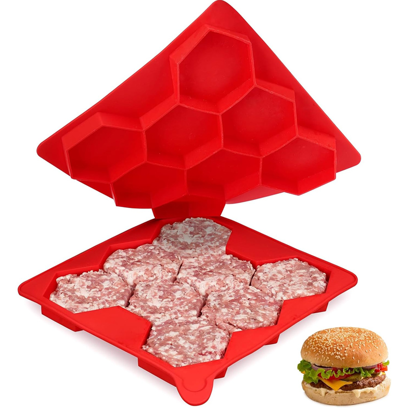 8 Hole Silicone Hamburger Pres - đánh giá và giá Meal Prep Freezer