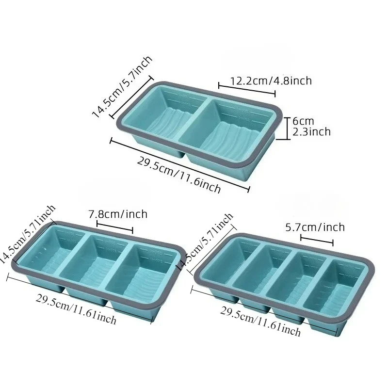 Silicon Soup Portion Freeze Tr - đánh giá và giá Meal Prep Freezer