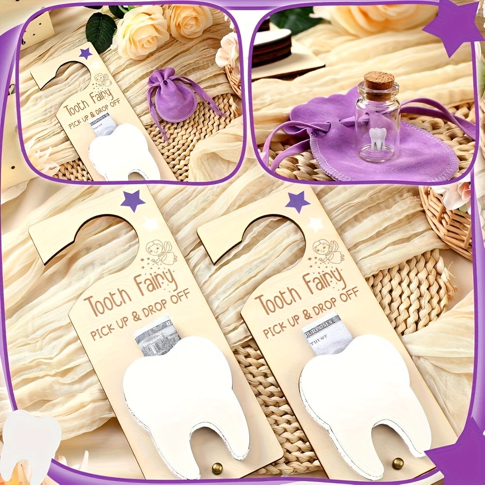 Tooth Fairy Door Sign Decorati - đánh giá và giá Glass Container Set
