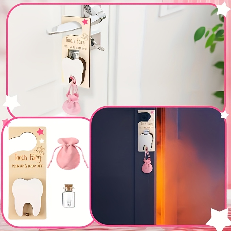 Tooth Fairy Door Sign Decorati - đánh giá và giá Glass Container Set