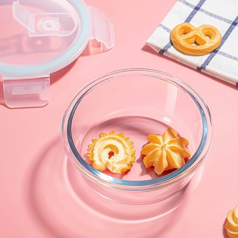 Home Kitchen Minimalist Glass  - đánh giá và giá Meal Prep Bowl