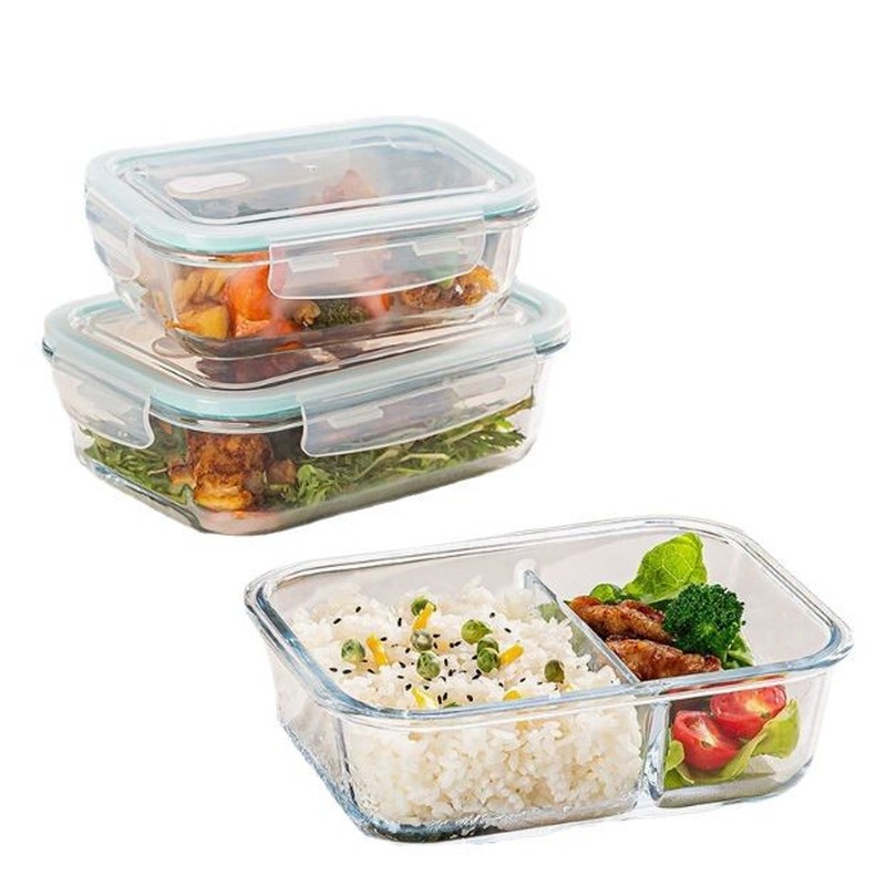 Home Kitchen Minimalist Glass  - đánh giá và giá Meal Prep Bowl
