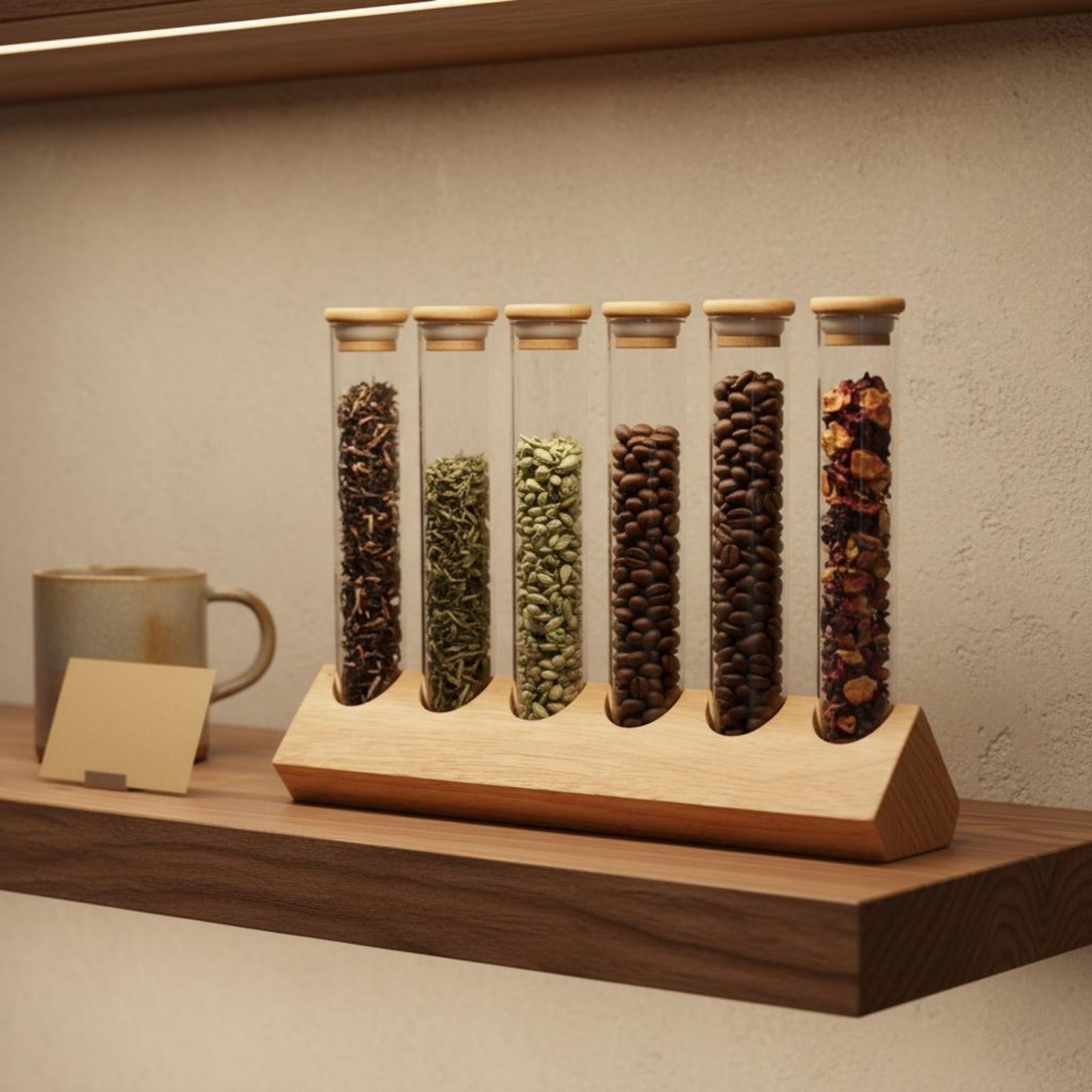 Glass Tube Container Set with  - đánh giá và giá Glass Container Set