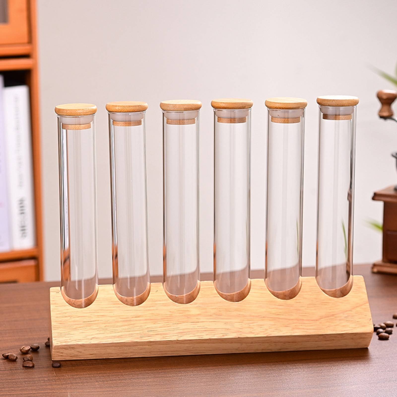 Glass Tube Container Set with  - đánh giá và giá Glass Container Set