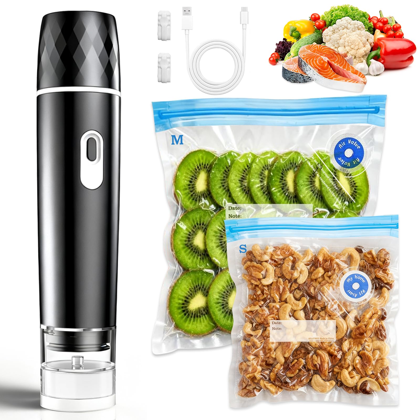 Food Vacuum Sealer, 60KPA Powe - đánh giá và giá Meal Prep App
