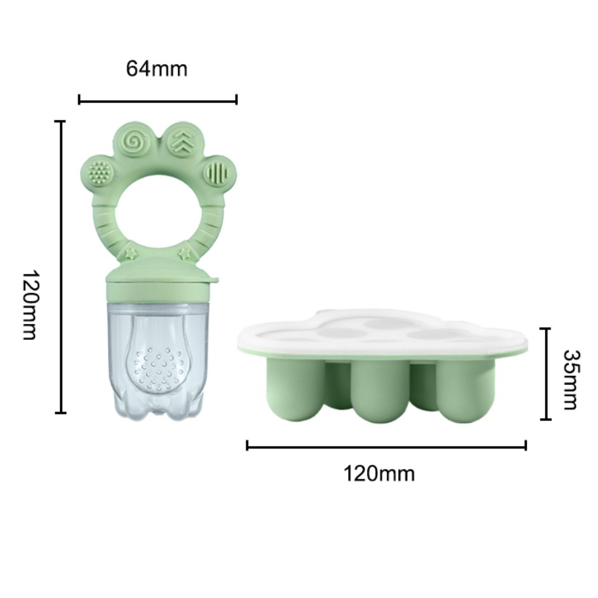 Baby Fruit Food Feeder & Freez - đánh giá và giá Meal Prep Freezer