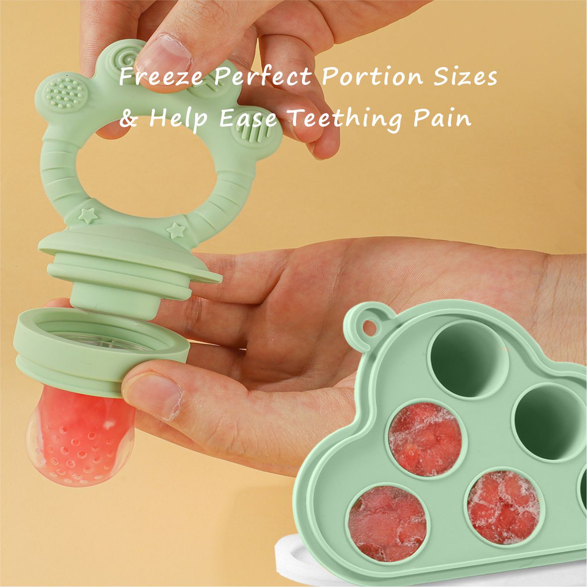 Baby Fruit Food Feeder & Freez - đánh giá và giá Meal Prep Freezer