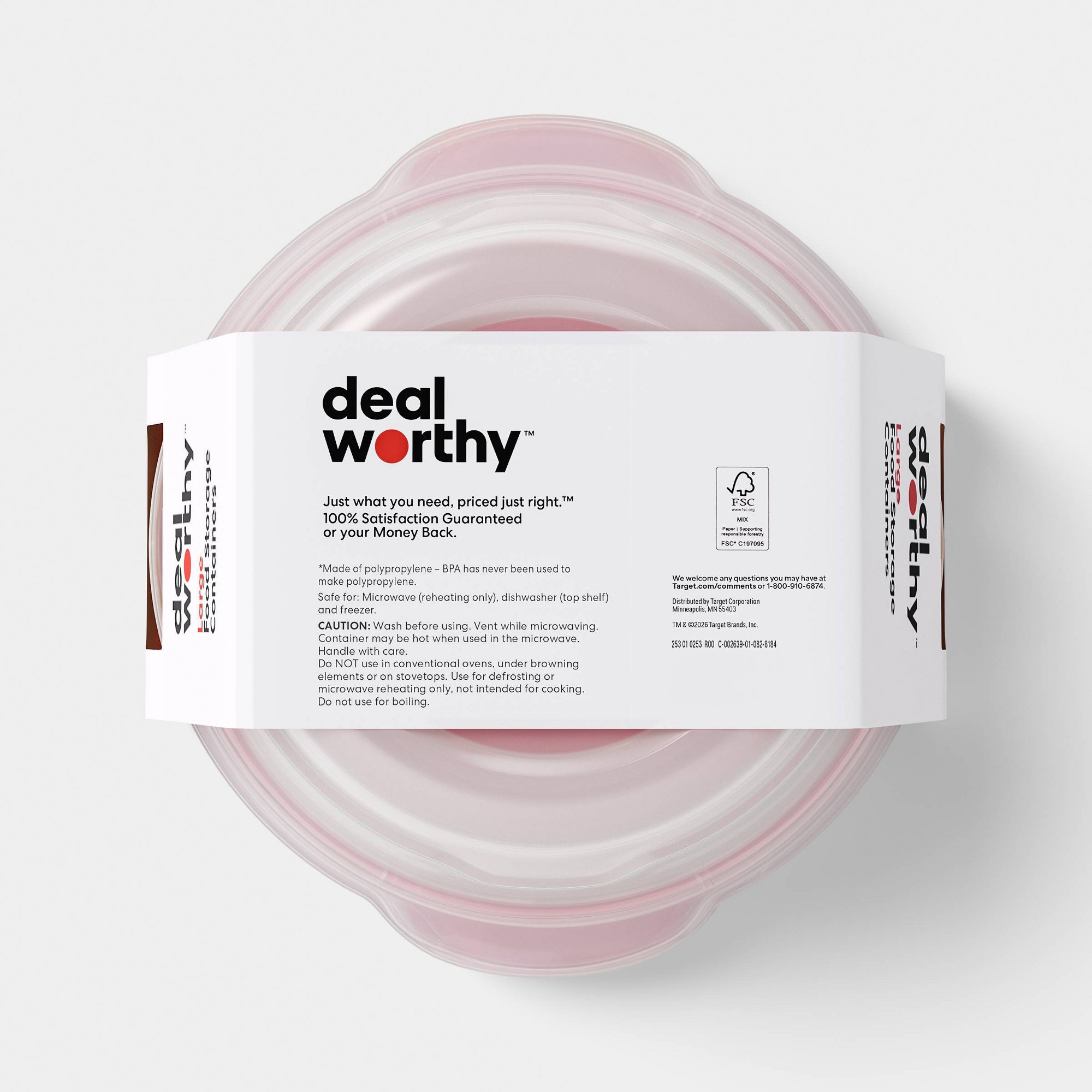 2ct Large Round Food Storage C - đánh giá và giá Meal Prep Containers