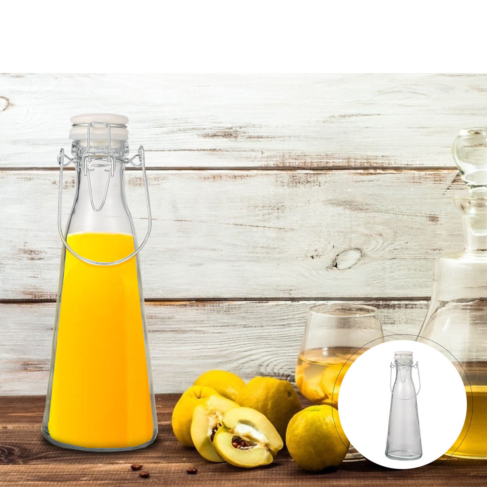 2Pcs High Strength Transparent - đánh giá và giá Glass Container Set