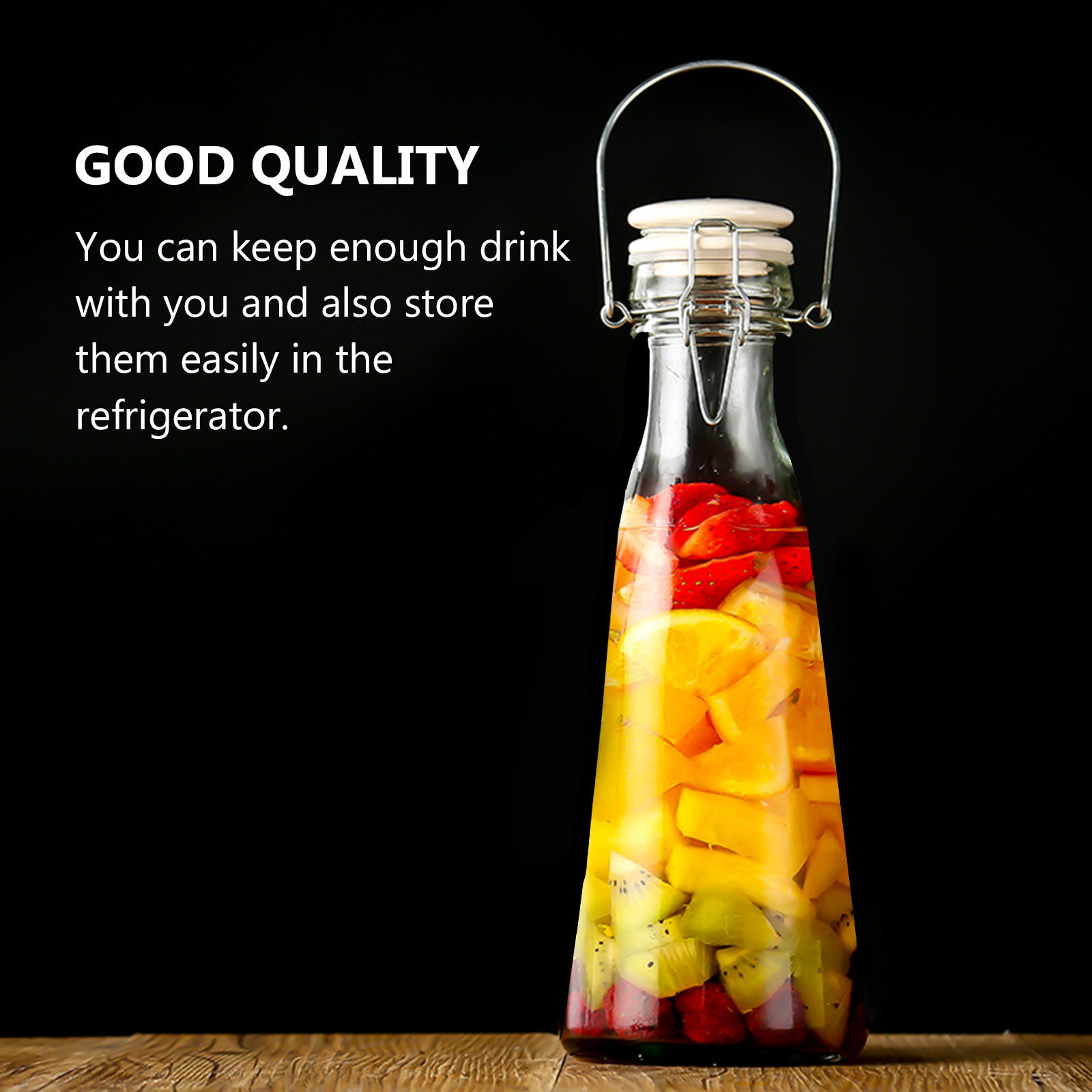 2Pcs High Strength Transparent - đánh giá và giá Glass Container Set