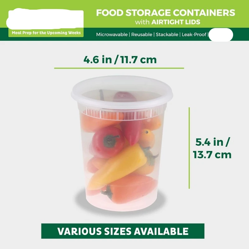 [24 Set] 8oz-32 Oz Plastic Del - đánh giá và giá Meal Prep Freezer