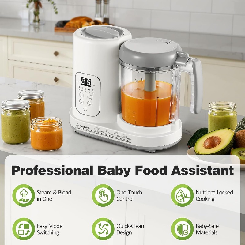 Baby Food Maker Steamer Blende - đánh giá và giá Meal Prep Youtube