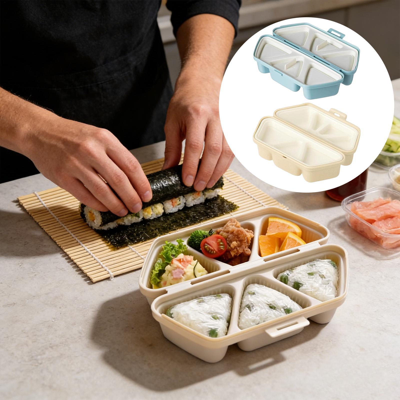 Sushi Mold Maker 6 Cavity Tria - đánh giá và giá Meal Prep Onigiri