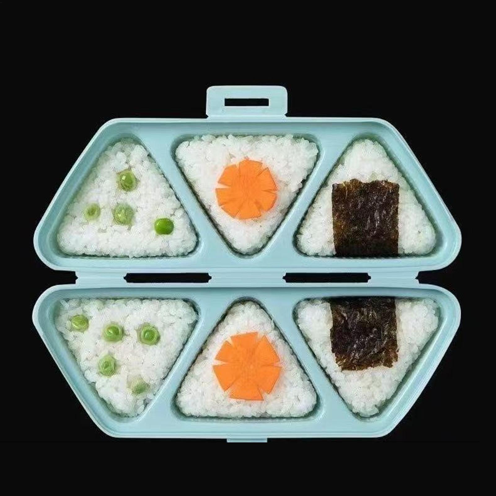 Sushi Mold Maker 6 Cavity Tria - đánh giá và giá Meal Prep Onigiri