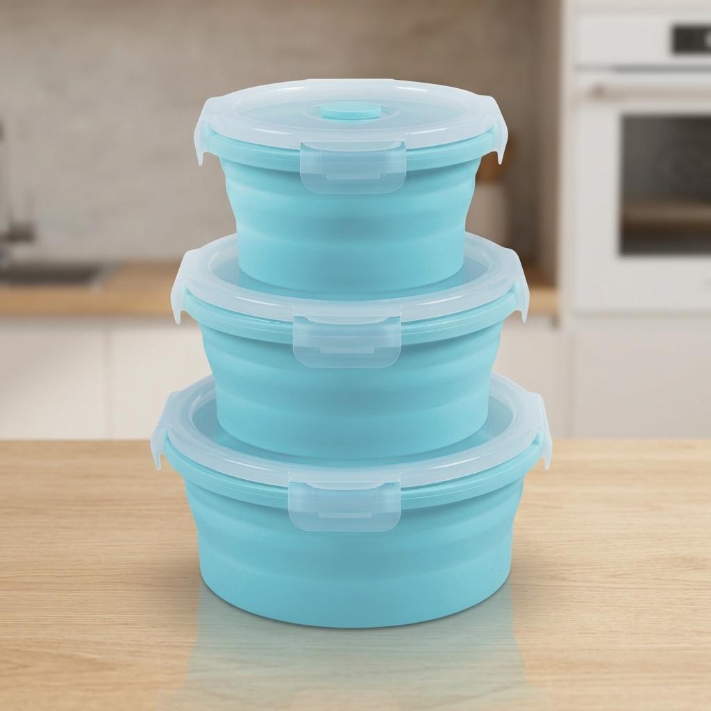 Elegant Lunch Boxes Collapsibl - đánh giá và giá Meal Prep Lunch
