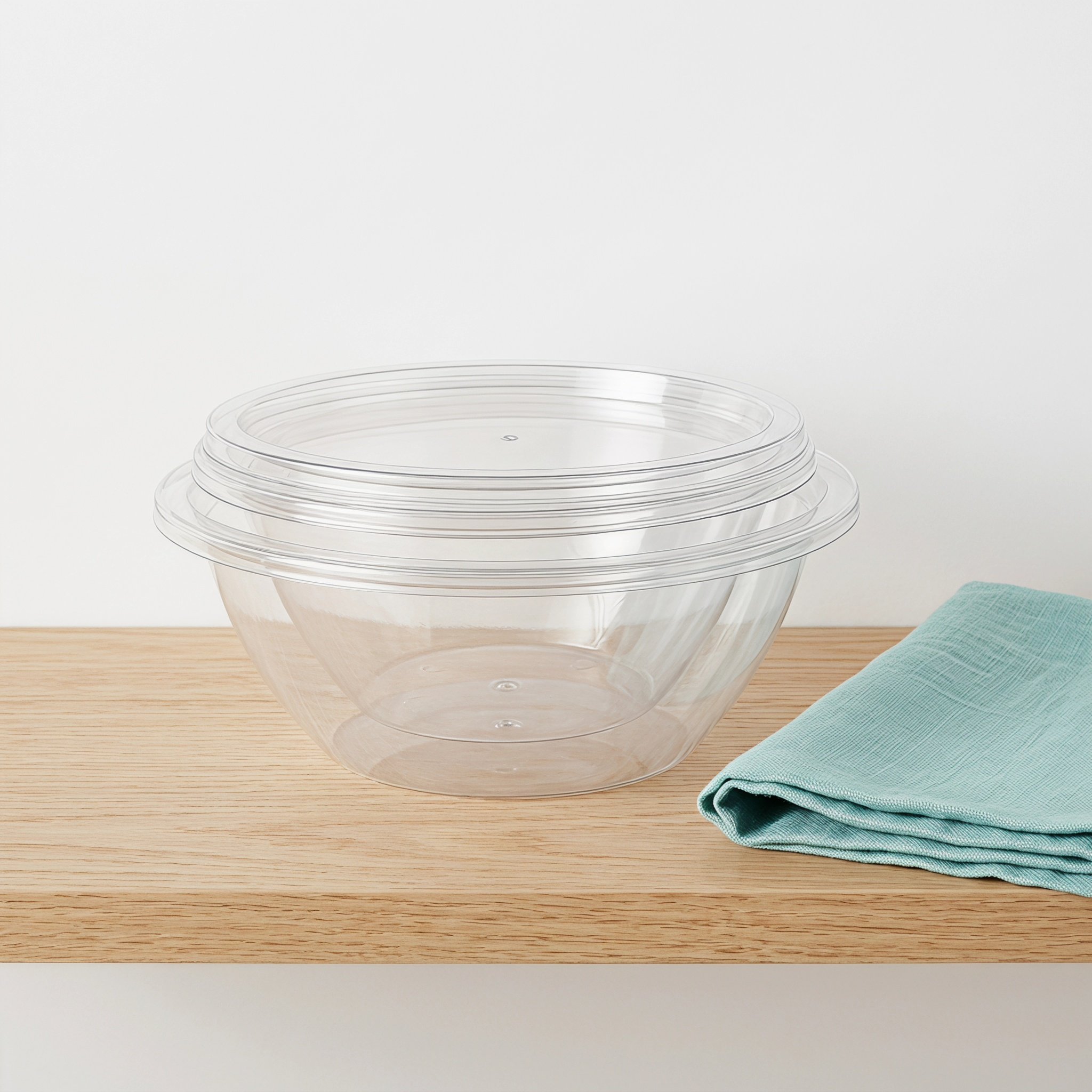 2Sets Clear Plastic Baking Mix - đánh giá và giá Meal Prep Bowl