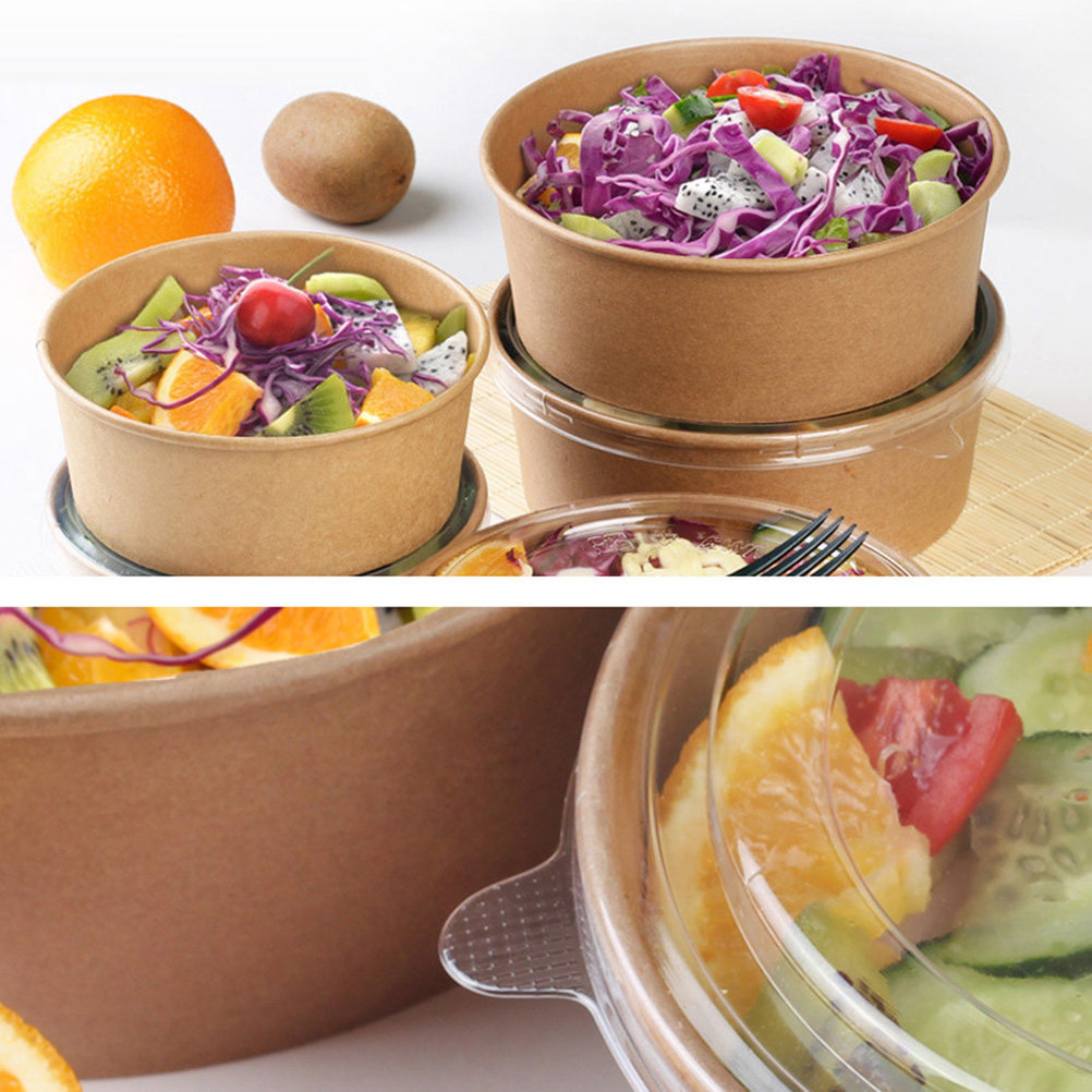 20Pcs Kraft Paper Bowls Leakpr - đánh giá và giá Meal Prep Bowl