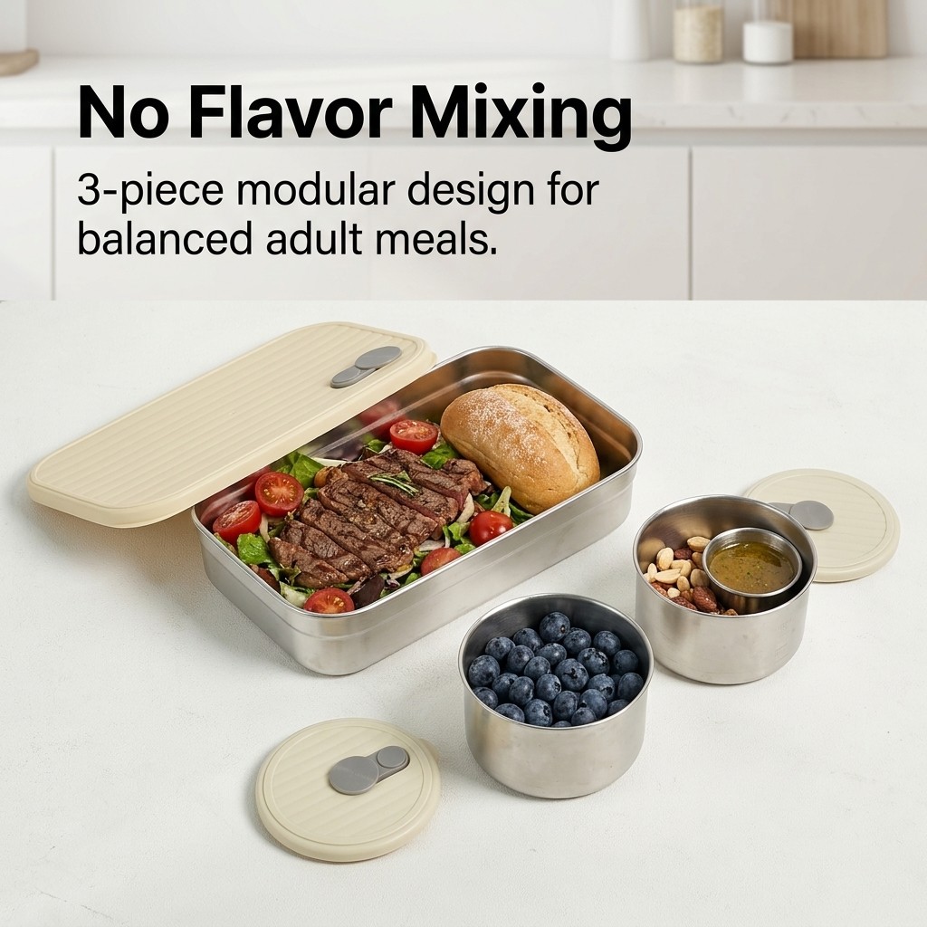 Microwave Safe 304 Stainless S - đánh giá và giá Meal Prep Lunch