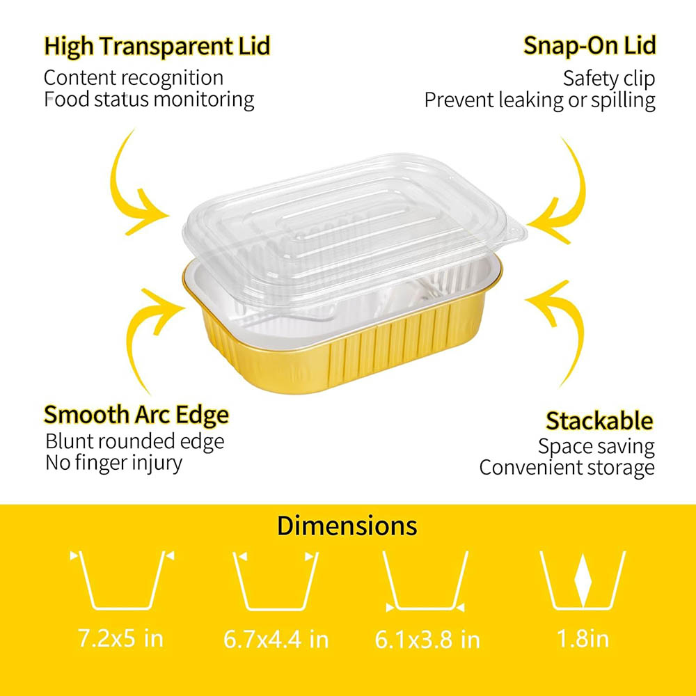 Small Aluminum Pans with Lids  - đánh giá và giá Meal Prep Freezer