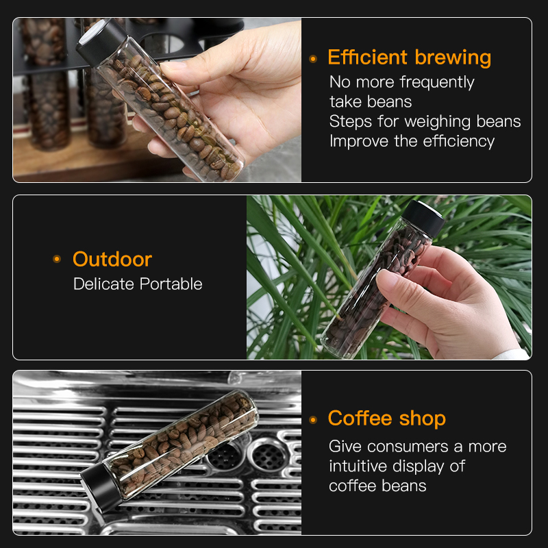 AliKisscafe Coffee Beans Stora - đánh giá và giá Glass Container Set