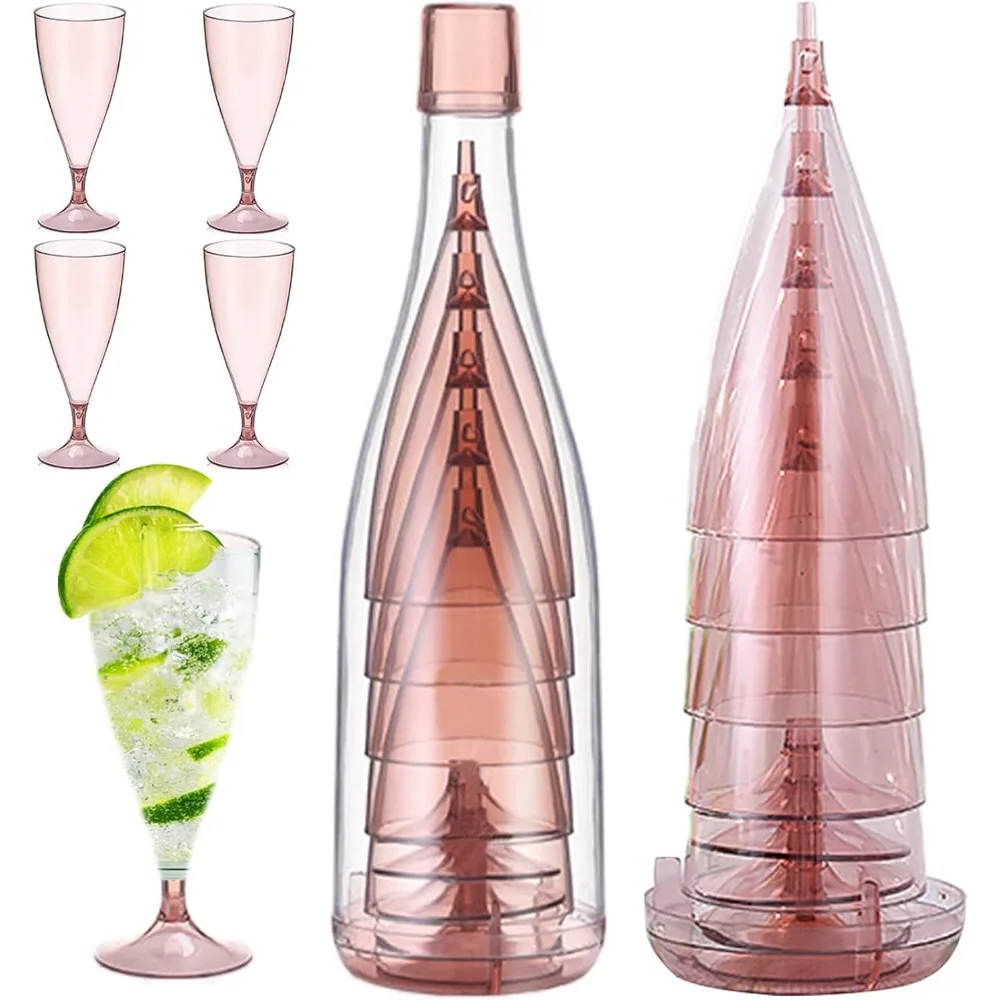 New Plastic Foldable Champagne - đánh giá và giá Glass Container Set