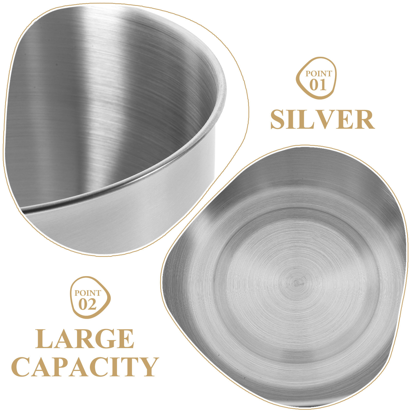 Deep Stainless Steel Mixing Bo - đánh giá và giá Meal Prep Bowl