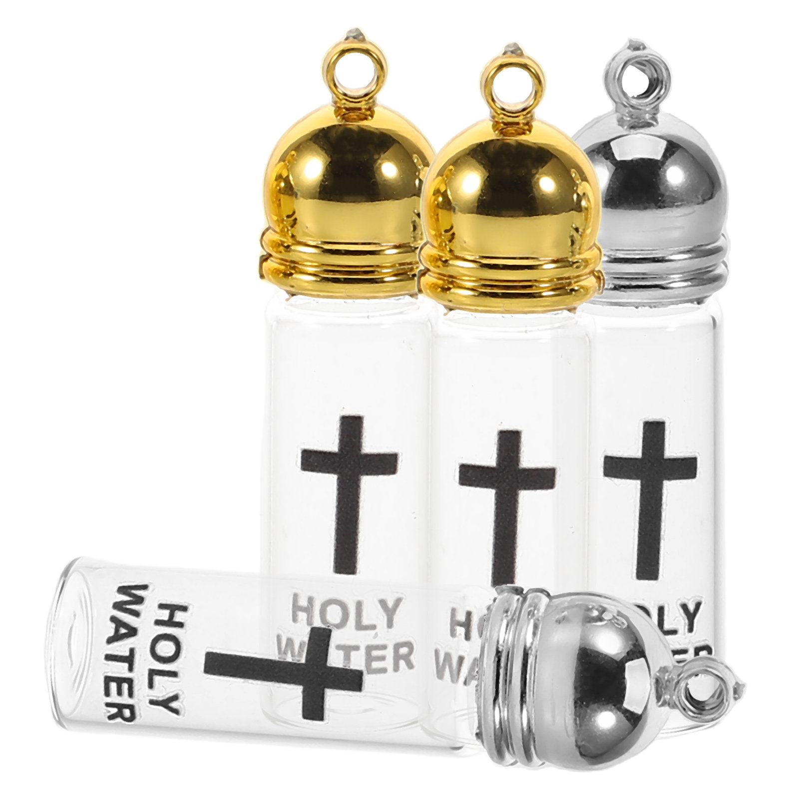 4Pcs Holy Water Bottles Glass  - đánh giá và giá Glass Container Set