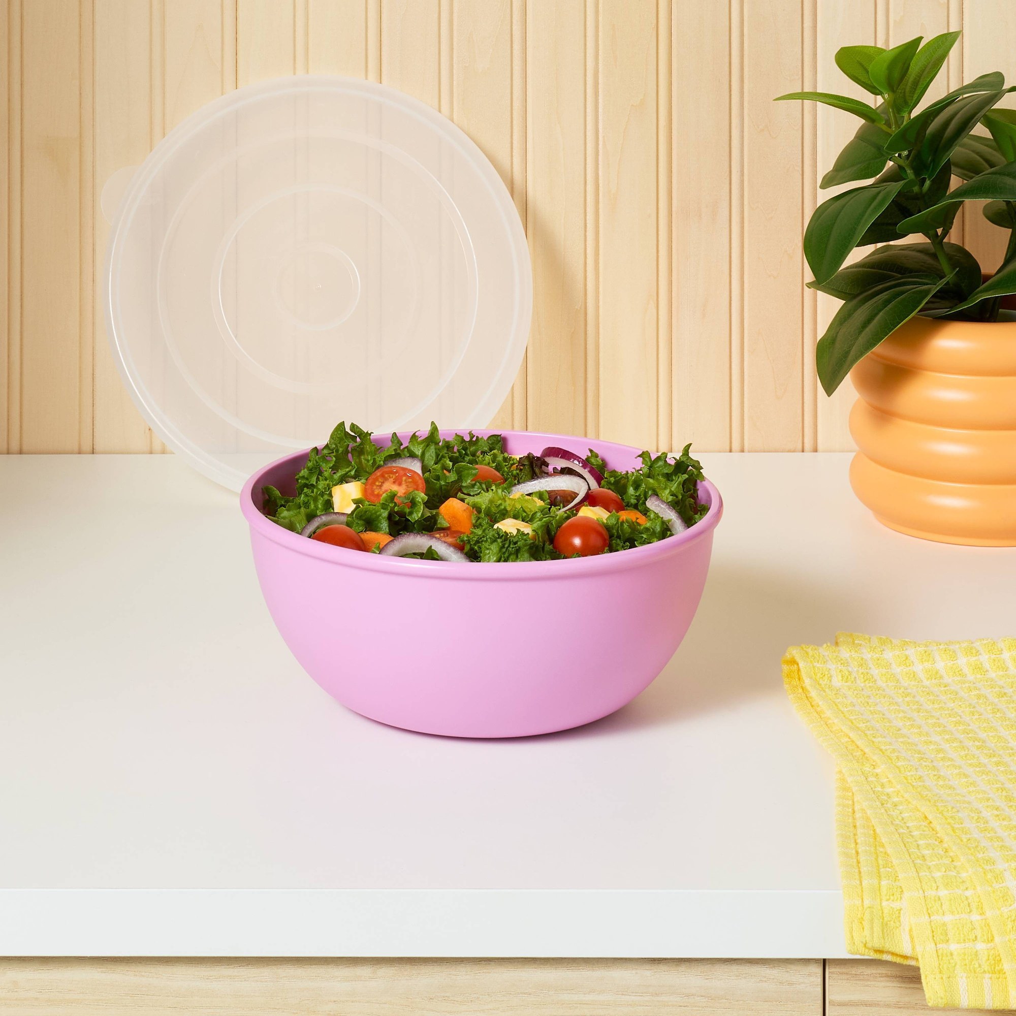 Pink Bowl With Matching Lid, D - đánh giá và giá Meal Prep Bowl