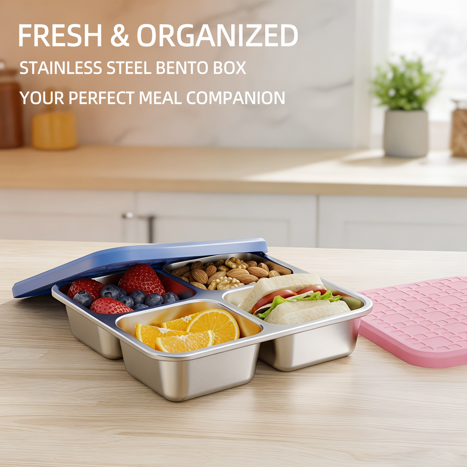 304 Stainless Steel Divided Lu - đánh giá và giá Meal Prep Bowl