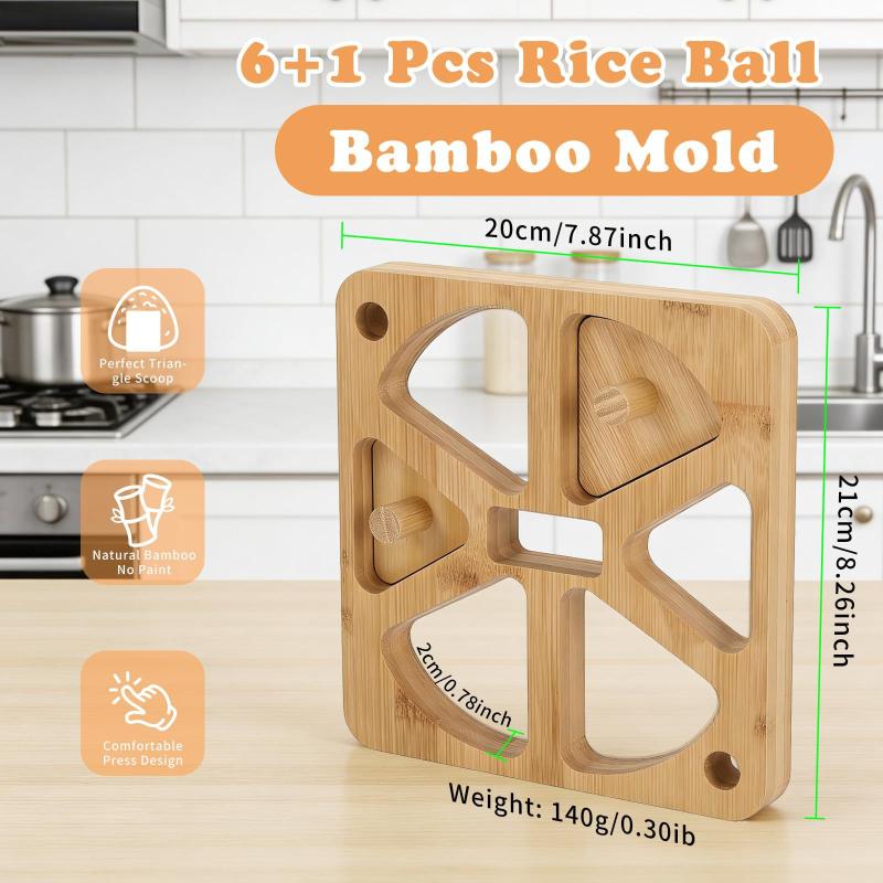 Wooden Onigiri Rice Ball Mold  - đánh giá và giá Meal Prep Onigiri