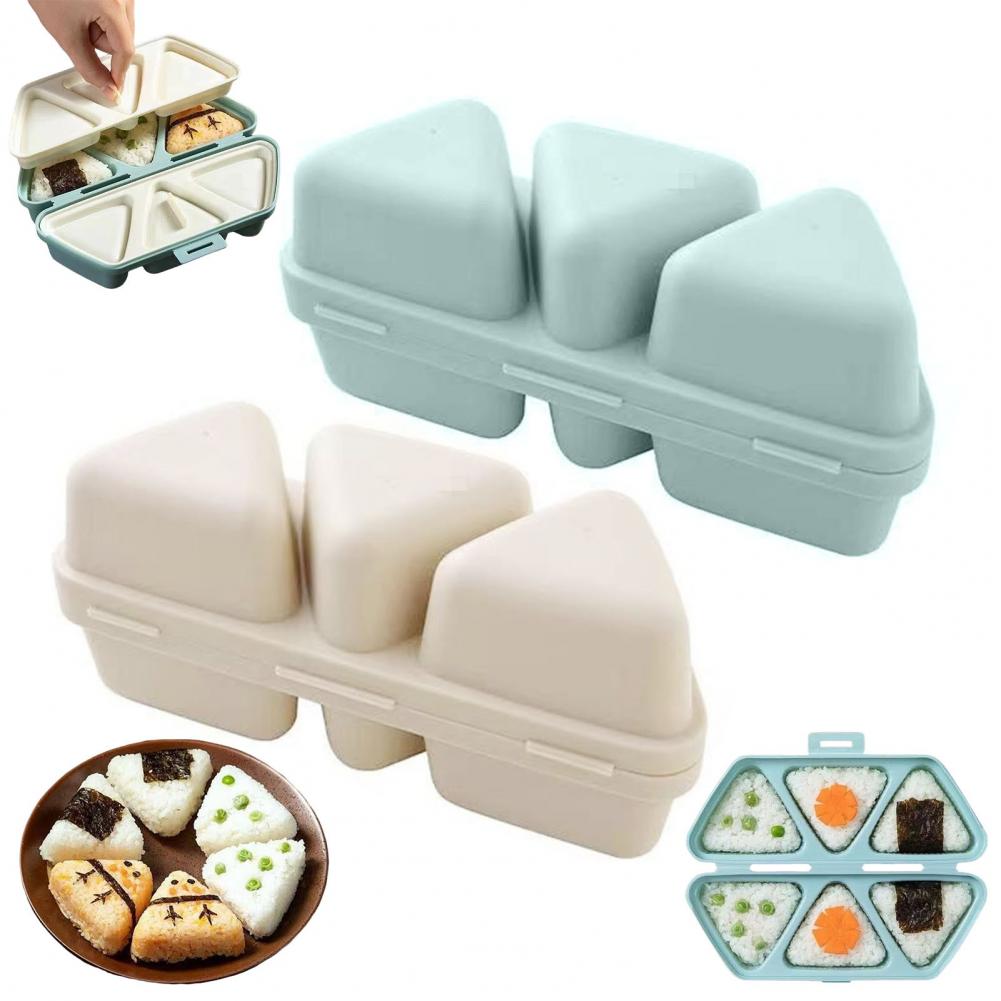 6-Cavity Triangle Onigiri Mold - đánh giá và giá Meal Prep Onigiri