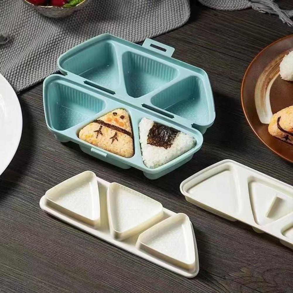 6-Cavity Triangle Onigiri Mold - đánh giá và giá Meal Prep Onigiri