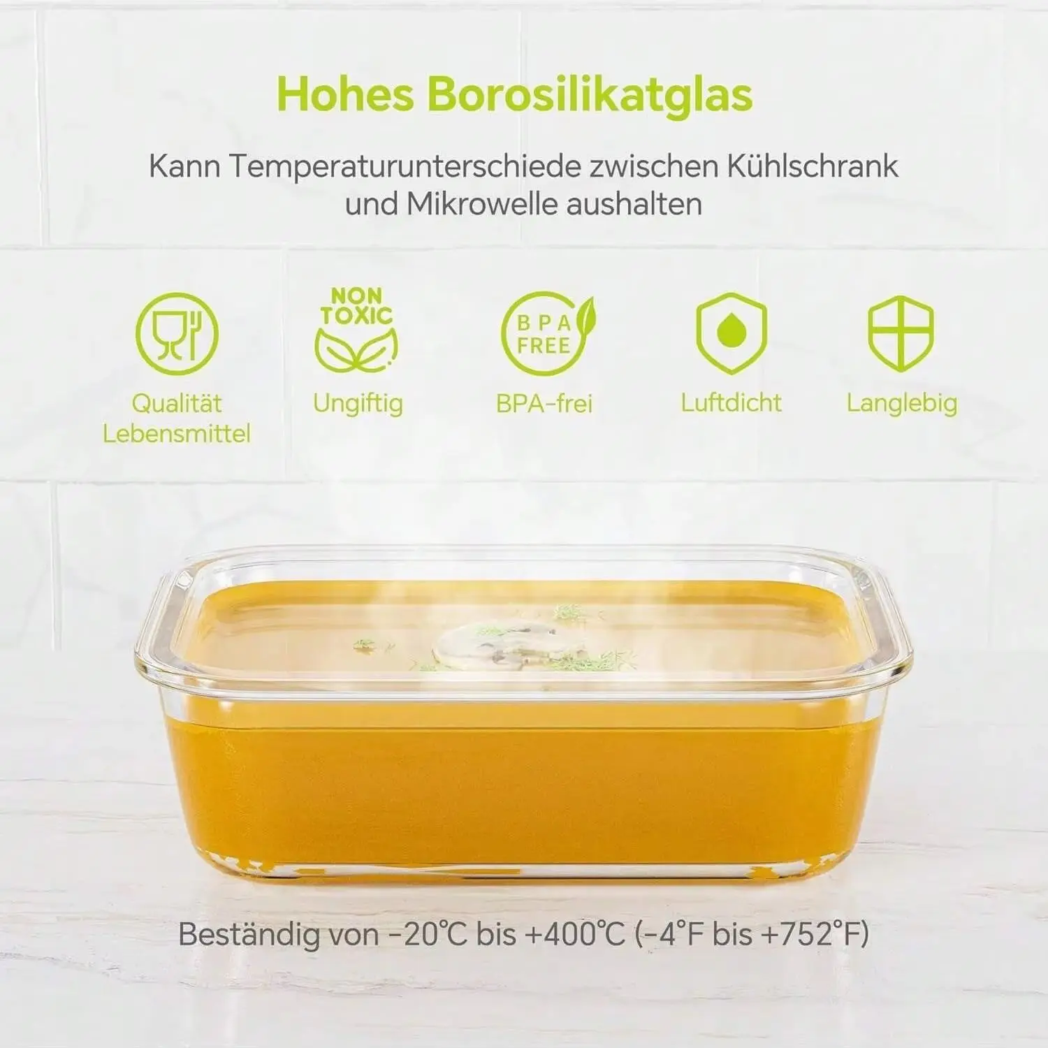 yesGlass Food Storage Containe - đánh giá và giá Meal Prep Bowl